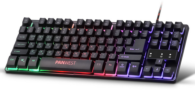 GK45 TKL 텐키리스 게이밍 키보드, 블랙