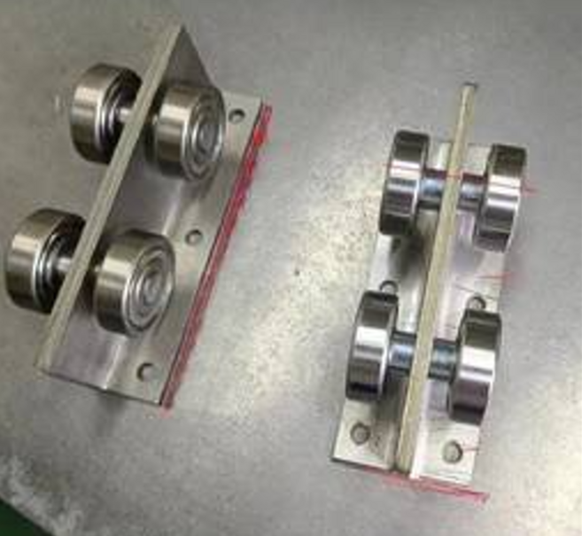 슬라이딩 도어 풀리 롤러 행잉 레일 도르래 트랙 바퀴 휠 하우스로라 스테인레스 베어링, 1개