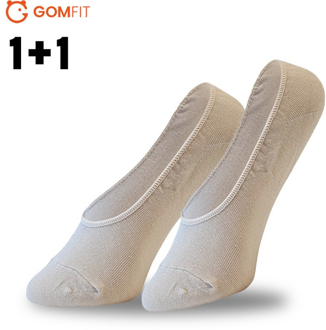 곰피트 1+1 실리콘 덧신 발뒤꿈치 발바닥 각질관리 보습양말