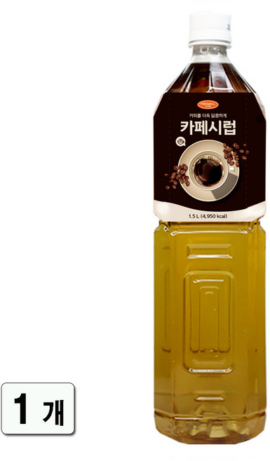 푸드웰 카페시럽, 1개, 1.5L