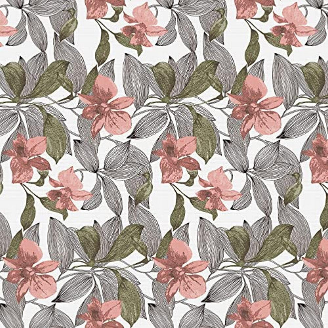 LVTXIII 실외/실내 장식용 쿠션 파티오 액센트 베개 푹신한 발수 정원 가정 코치 소파용 40.6 x 40.6cm16 16인치 2팩 피오니 가든 172252, 클레멘스 느와르 핑크