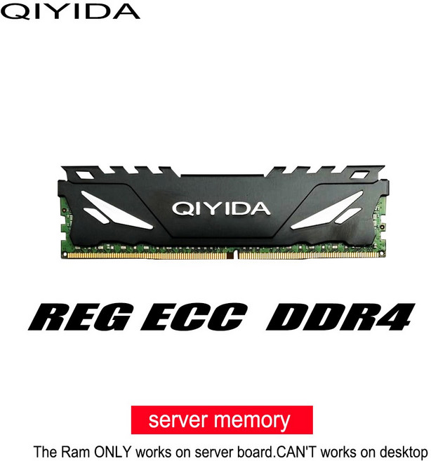 Qiyida ddr4 Ram 8GB 4GB 16GB PC4 2133MHz 또는 2400MHz 2666MHZ 2400 또는 2133 ECC REG 서버 메모리 8G 16G 4G 32, 07 4GB 2133MHz x 1PCS