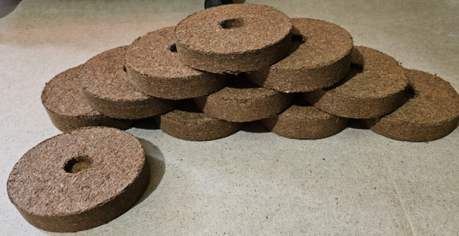 압축 코코피트 직경10cm 디스크 펠렛형태 분갈이흙 배양토 화분흙, 1개