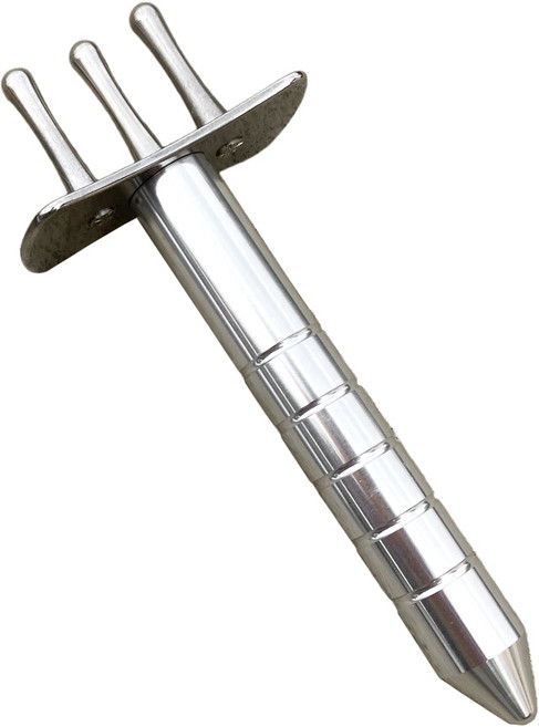 MIT台灣製 三叉排酸棒 撥筋棒 按摩棒, 不鏽鋼, 1個