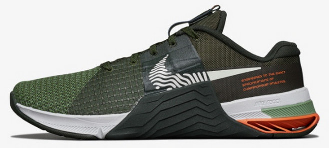 국내매장판 나이키 메트콘8 헬스화 역도화 트레이닝화 카고 카키