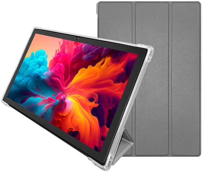 이엠비 10.1인치 안드로이드 태블릿PC&전용케이스 패키지 인강용태블릿 카페메뉴판, L10&TPU케이스, gray silver, 32GB, Wi-Fi