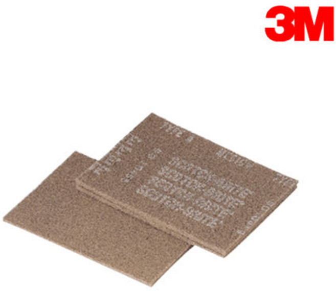 3M 스카치브라이트 공업용산업용 부직포 수세미 7440, 100개