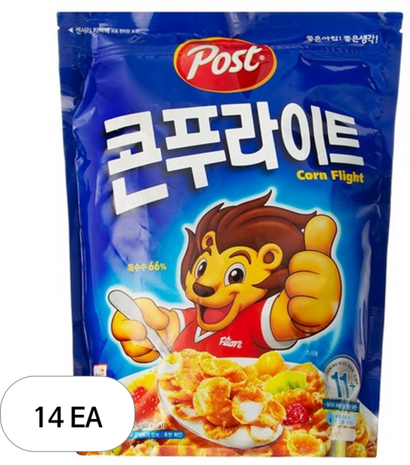 포스트 콘푸라이트 시리얼, 600g, 14개