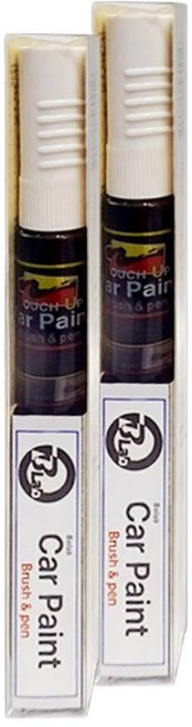 순정 현대 i30 호환 자동차 붓펜 카페인트 셀프 도색 세트, 1개, NKA 팬텀블랙+투명