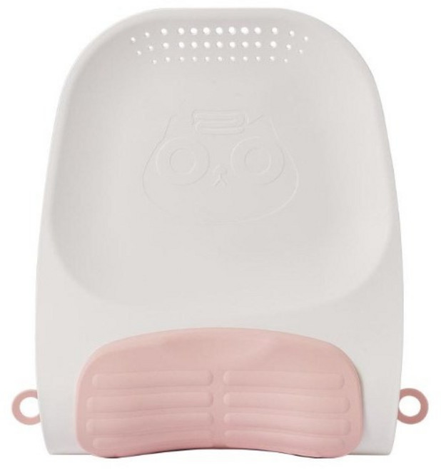 깜꼬 샴푸베개 그란데 성인 샴푸캡 샴푸의자 샴푸모자 임산부 환자 세발기 누워서 머리감기 눈수술, 연핑크, 1개