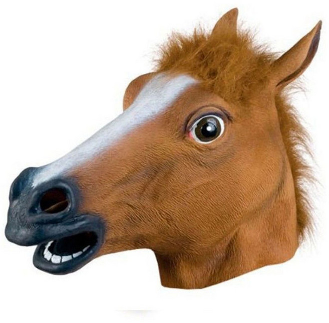 말 가면 동물 복면 코스프레 파티용 웃긴선물