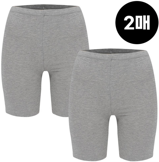 마켓콩 여성 면스판 속바지 5부(2p)-쫄반바지 이너웨어