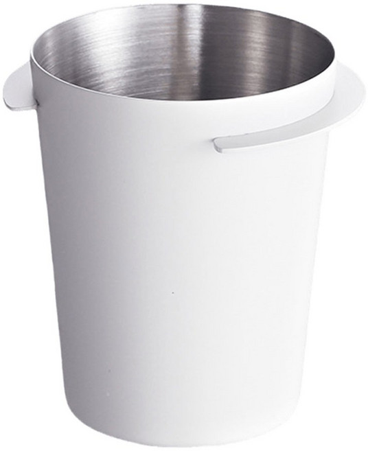 가능한 도구 바리스타 에스프레소 파우더 스틸 카페 재사용 스테인레스 도징 커피, White S, 1개, White S