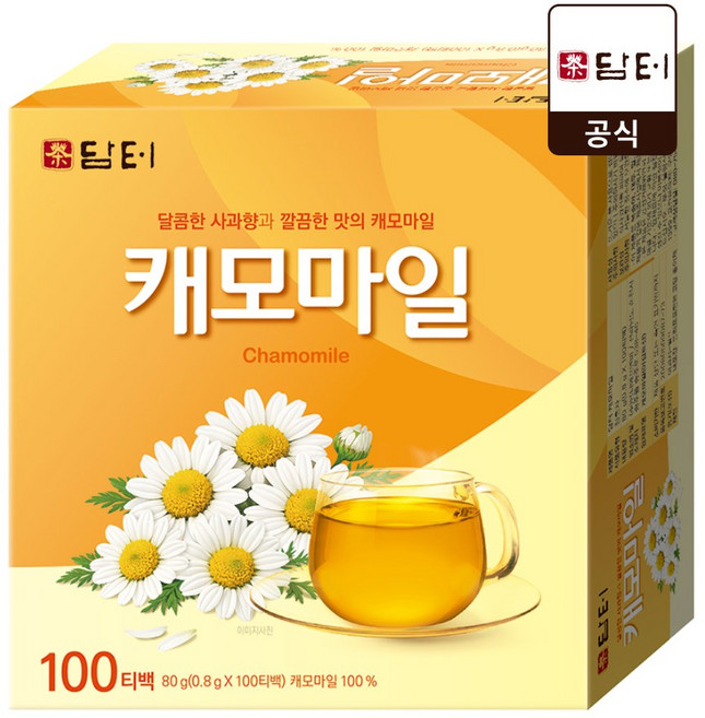 담터 캐모마일차 티백, 1개, 100개입, 800mg