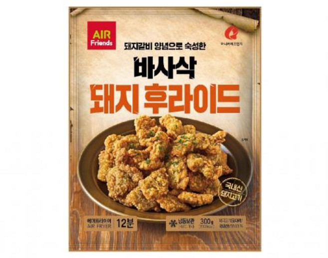 바사삭돼지후라이드 마니커, 1개, 300g