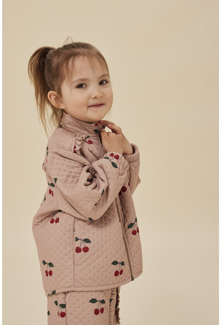 7위 - [KONGES SLOJD] 콩제슬레드 24SS 키즈 자켓 JERSEY THERMO JACKET (체리) KS