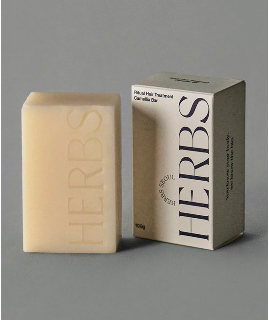 허브스서울 고체 동백 트리트먼트바, 100g, 2개