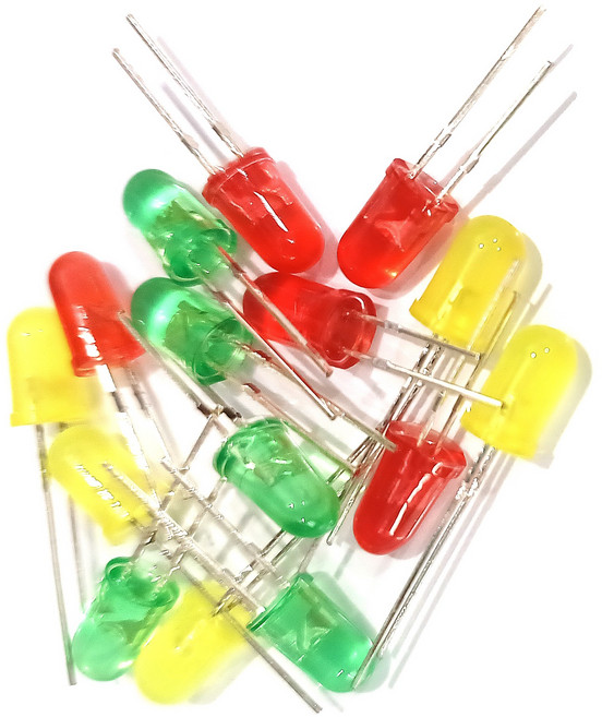 LED 발광다이오드 (5mm 10mm), 녹색(Green) 5mm, 1개