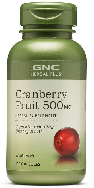 GNC 크랜베리 프루트 500mg 캡슐, 100정, 1개
