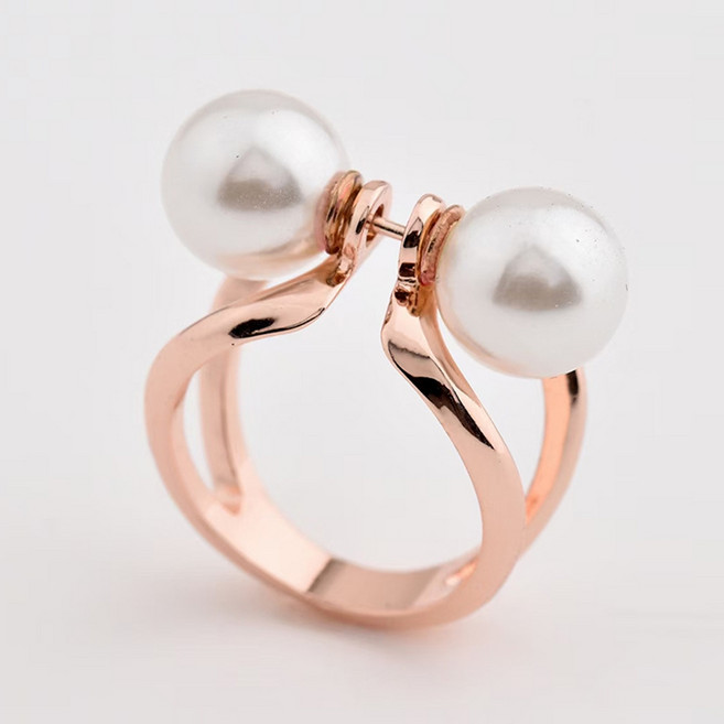 1p/2p구성 트윈 진주 스카프 링 고리 클립 버클 미니 쁘띠 연출 홀더