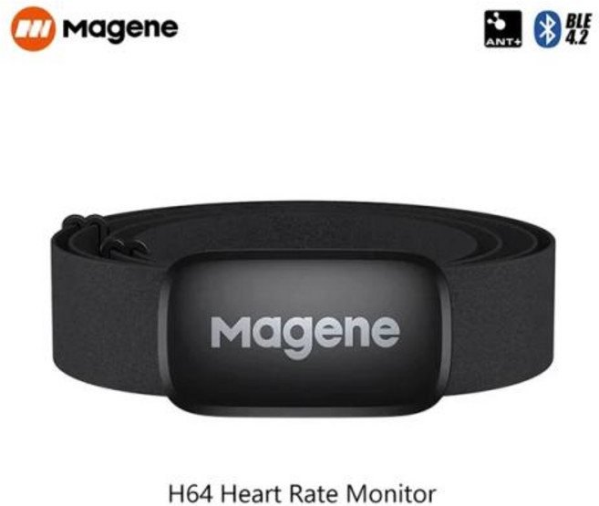 자전거 심박계 Magene S3 속도 및 케이던스 H64 심박수 모니터 개미 블루투스 무선 속도계, H64 1pcs, 1개