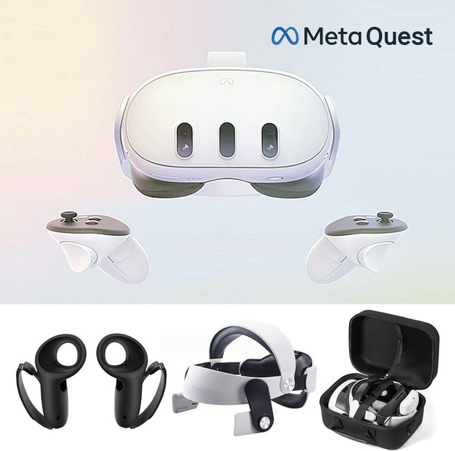 IT_메타 퀘스트3 512GB 로즈골드패키지(본품+그립+가방+스트랩) 재고보유, 단일옵션, 1개