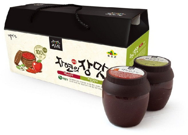 가을빛고운의성장마실 사과고추장1kg+마늘고추장1kg 셋트상품, 1개, 1kg