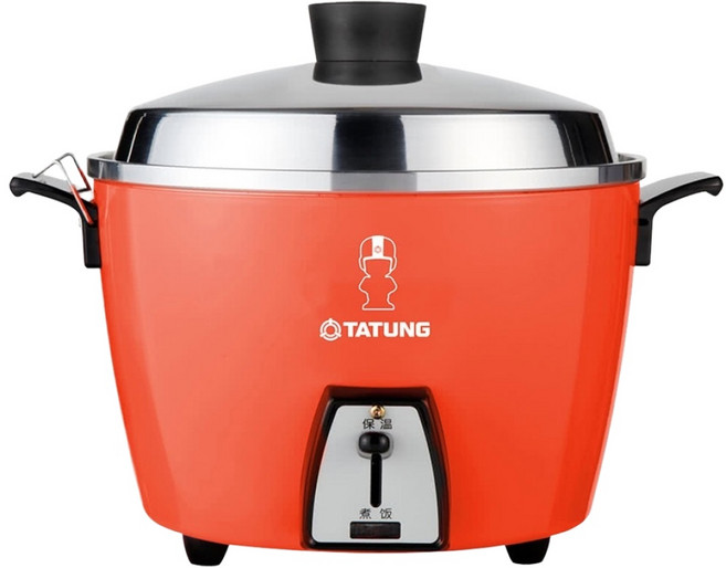 TATUNG 大同 6人份紅色不鏽鋼內鍋電鍋 (大同寶寶剪影款), TAC-06L-DRU