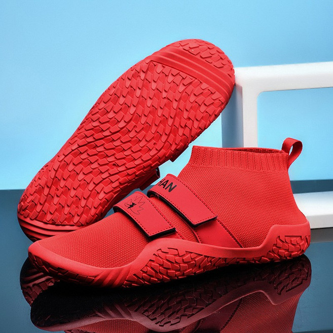 스쿼트 데드리프트 운동화 남성용 양말형 경량 가성비 헬스 요가 필라테스 신발, 1개, 레드