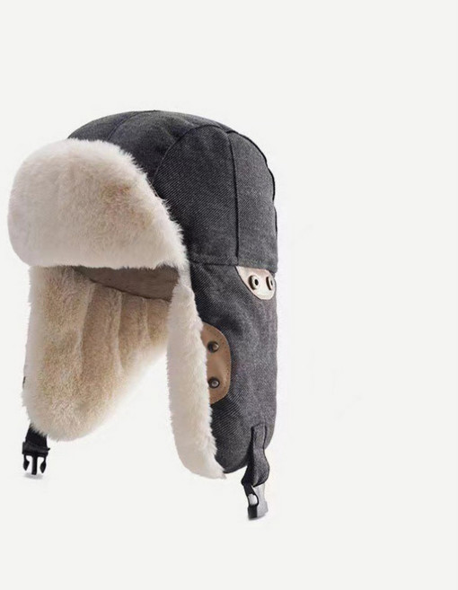 라라티나 겨울 트레퍼 따뜻한 군밤 모자