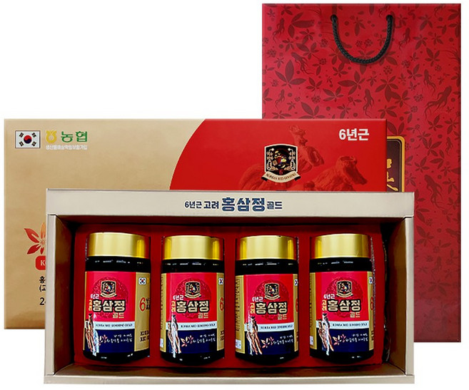 6년근 고려홍삼정 240gx4병, 960g, 1개