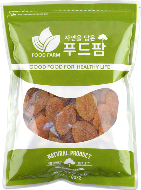 푸드팜 건살구, 1개, 500g