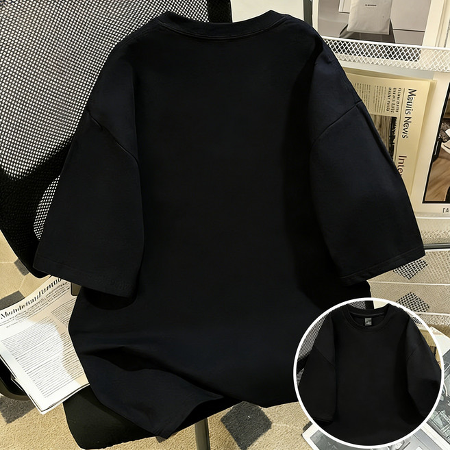素色T-Shirt純棉素T短袖上衣男款t恤大尺碼