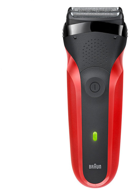 德國百靈BRAUN 三鋒系列電鬍刀 300s-R, 紅