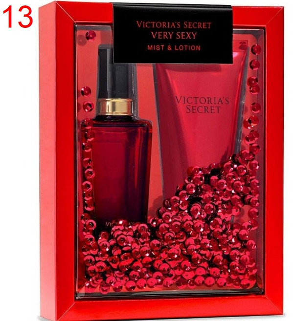 【西寧鹿】Victoria's Secret 維多利亞的秘密 乳液 禮盒 香氛 身體乳 美國進口, 1個, 編號13 Very Sexy禮盒版, 100ml