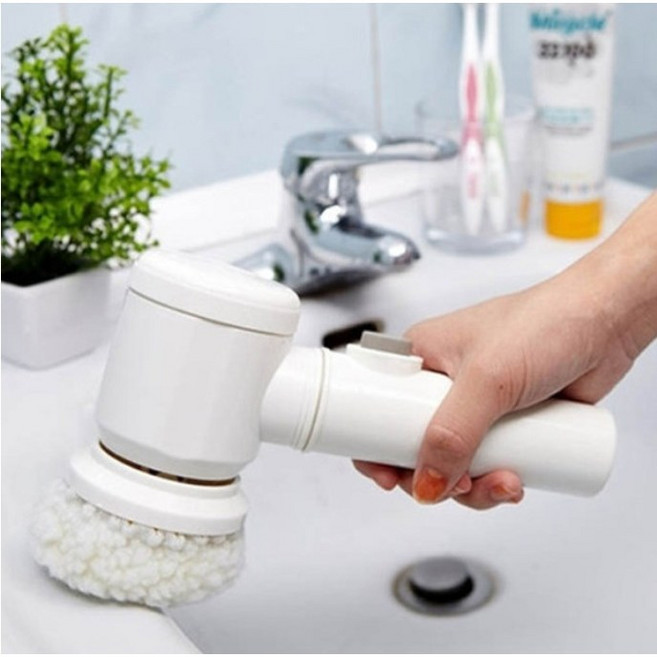 욕실 싱크대 전동 세척솔, 화이트, 1개
