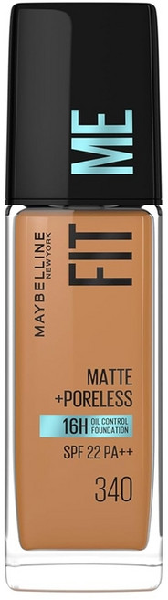 메이블린 핏미 파운데이션 127 골든허니 30ml, 30ml (1개입), 340 카푸치노, 1