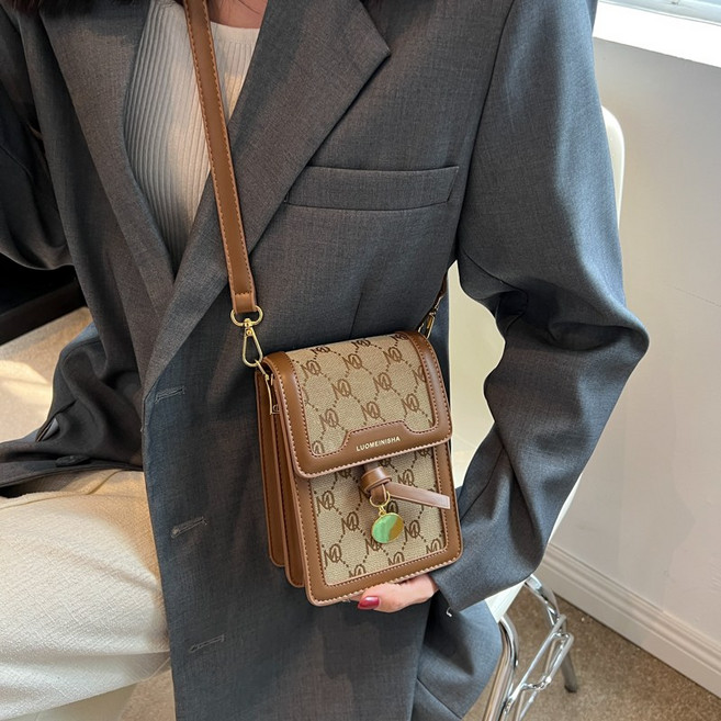 란몰 여성 클래식 미니백 핸드폰 지갑 데일리 크로스백