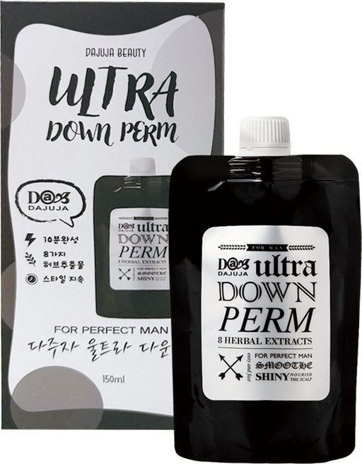 다주자 울트라 다운펌약 남성 옆머리 셀프다운펌 강력 고정력, 1개, 150ml