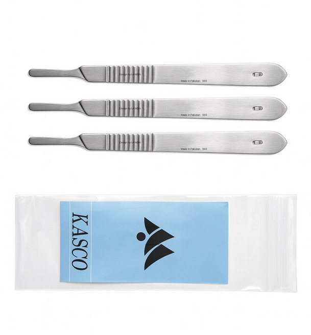 라몽 스킨플래닝 전용 스테인리스 블레이드 핸들 3개입