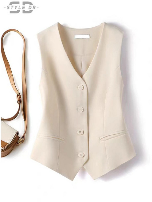 스타일닥터 여성 정장 베스트 슬림핏 레이어드 민소매 루즈핏