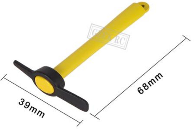 RC카 부품 자동차 110 스케일 액세서리 금속 해머 도끼 삽 곡괭이 크롤러 SCX10 TRX4 TRX6 WLP D12 C24 MN 99S ZP1001, 3) C, 1개