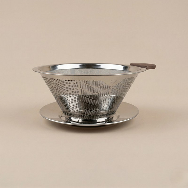 (홈아트) 더블월 드리퍼-실버, 드리퍼, 1개, 0ml