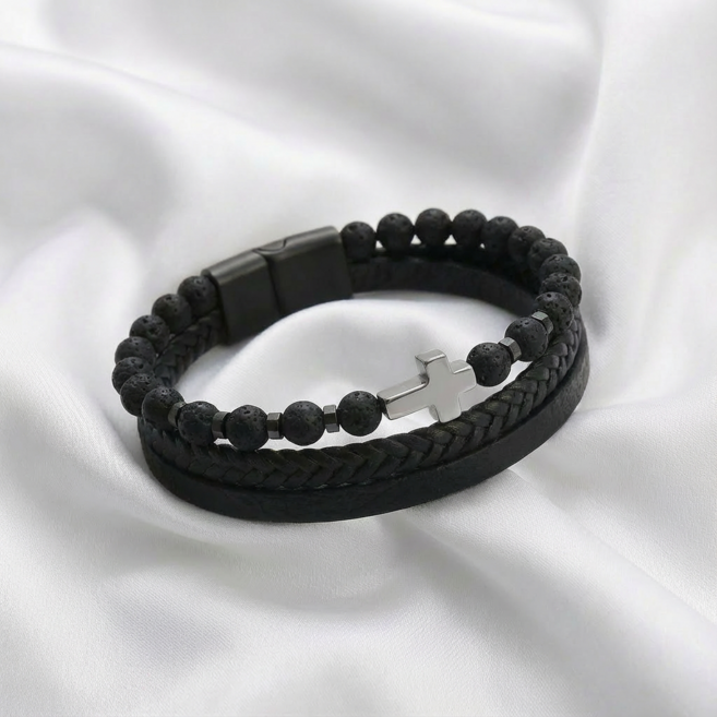 일리프 천주교 카톨릭 묵주 십자가 팔찌