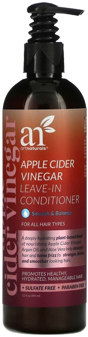Artnaturals 모발 관리 Apple Cider Vinegar Leave-In 컨디셔너 12 fl oz (355 ml), 1개, 355ml - 쿠팡