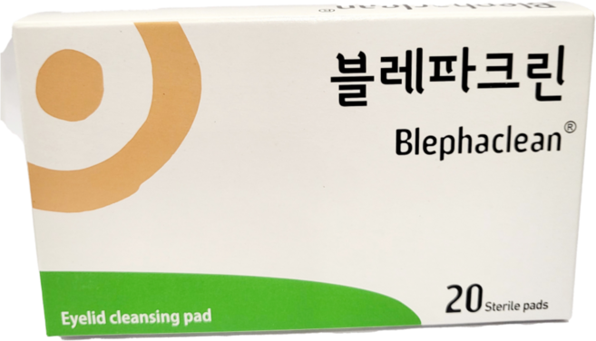 삼일 눈꺼풀 세정패드 블레파크린 20p, 20개입, 1개