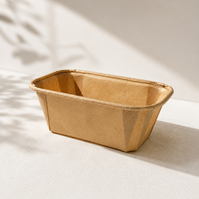 크라프트 오븐 베이킹 몰드 트레이 1묶음 / 10개입, 5개, 80x40x40mm (사각 - 소)