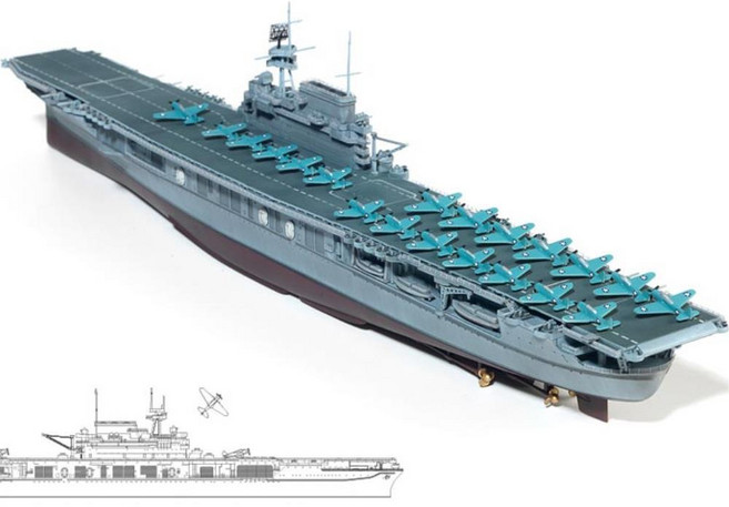 2차대전 미국 해군 전함 조립 장난감 집중력발달 카페장식 직업체험 스튜디오소품, 1개