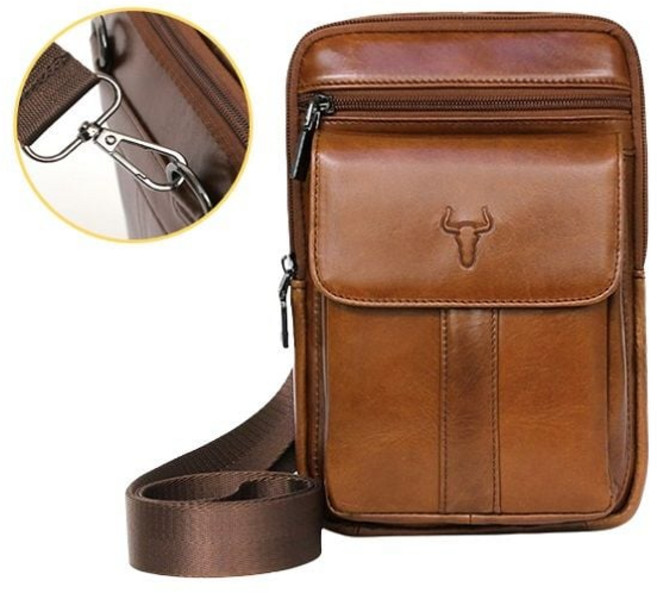 소가죽 멀티백 크로스백 슬링백 남성 미니 보조가방 어깨가방 힙색 여성 여행가방 보조가방 슬링백 남성 dew+573BQ