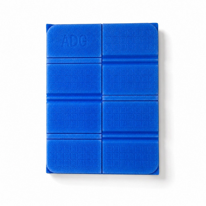 ADG 戶外可折疊防潮坐墊 輕巧便攜 隔熱, 藍, 1個